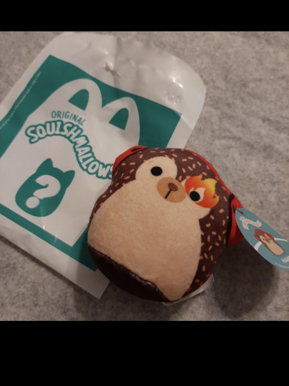 Squishmallows Hans Hedgehog Plush Toy Mcdonalds New